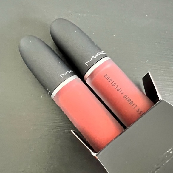 Mac Kiss it Twice Powder Kiss Liquid Duo: Orange NIB - Picture 6 of 6